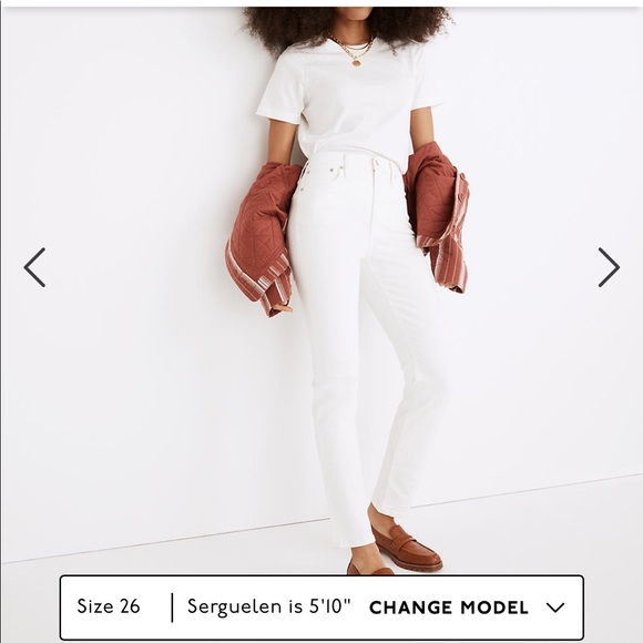 Madewell Perfect Vintage jeans tile white - Picture 3 of 3